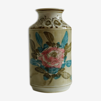 Hand-painted flower vase