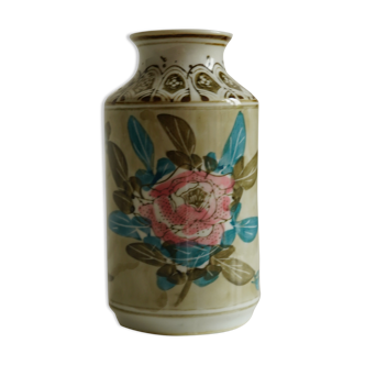 Hand-painted flower vase