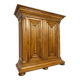 Frankfurt solid wood wardrobe geometric shape vintage wardrobe