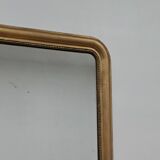 Grand miroir mercure Louis Philippe 129 x 72 cm doré ancien