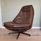 Fauteuil lounge inclinable vintage danois par Madsen & Schübel, 1970