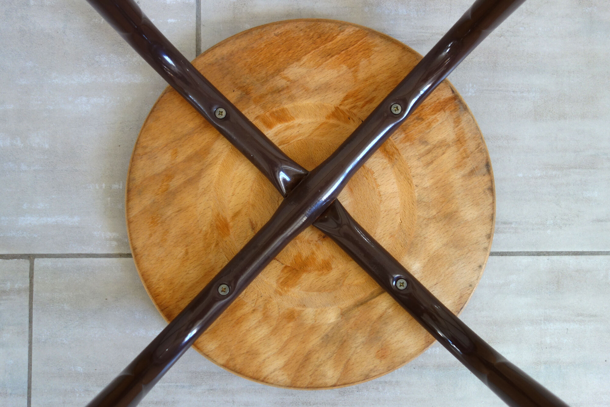 Vintage school stool