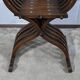 Pair of Savonarola Syrian Walnut Armchairs – Late 19th Century