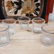 Lot 5 antique jam jars