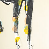 Naked Rider, Colour Lithograph on Paper, 63 x 88 cm