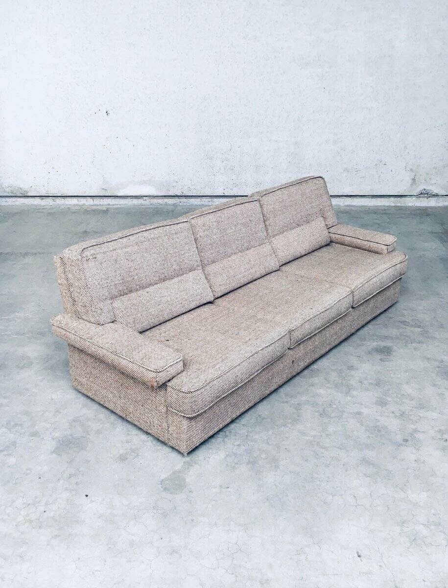 Mid-Century Modern Boucle 3 Seat Sofa, Italy, 1970s