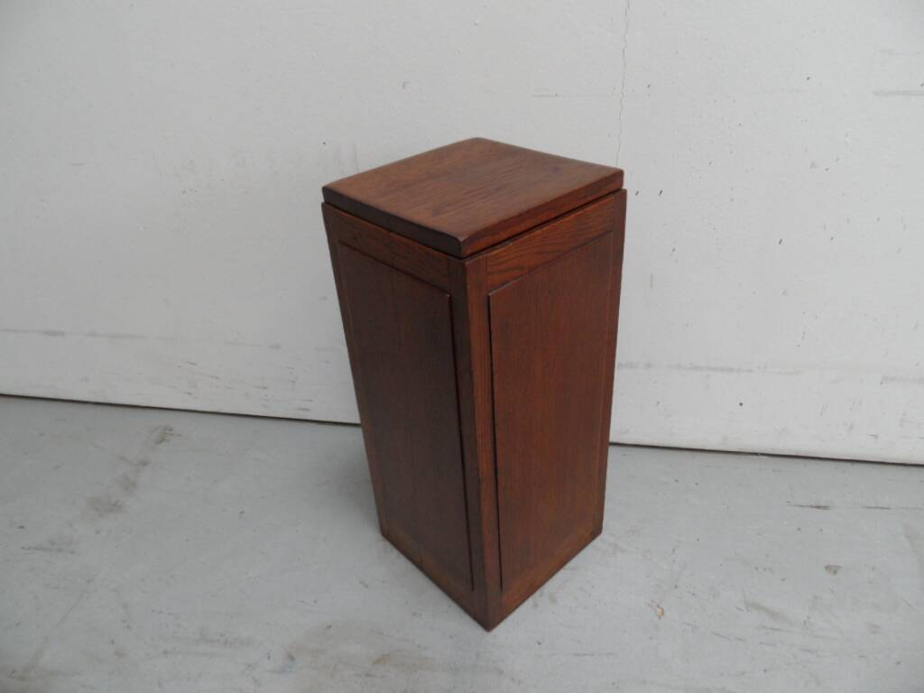 Console vintage en chêne des années 1920