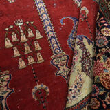 Handmade persian kashan rug 136x210cm