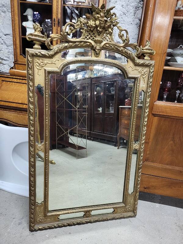 19th century gilded mirror ref. I