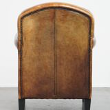 Fauteuil en cuir de mouton