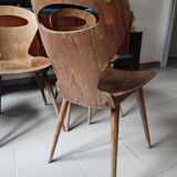 Set of 4 Baumann chairs ant model