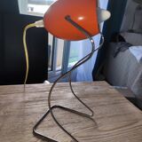 Orange metal lamp