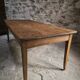 Antique French farmhouse dining table in oak and poplar, 1850–1900