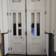 3.75m Porte Cochère Block - 19th century solid oak - glazed + espagnolette + wolf's mouth sheep