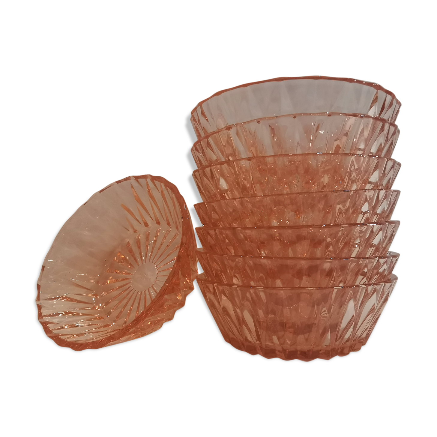 Vintage Arcopal Rosaline Cups