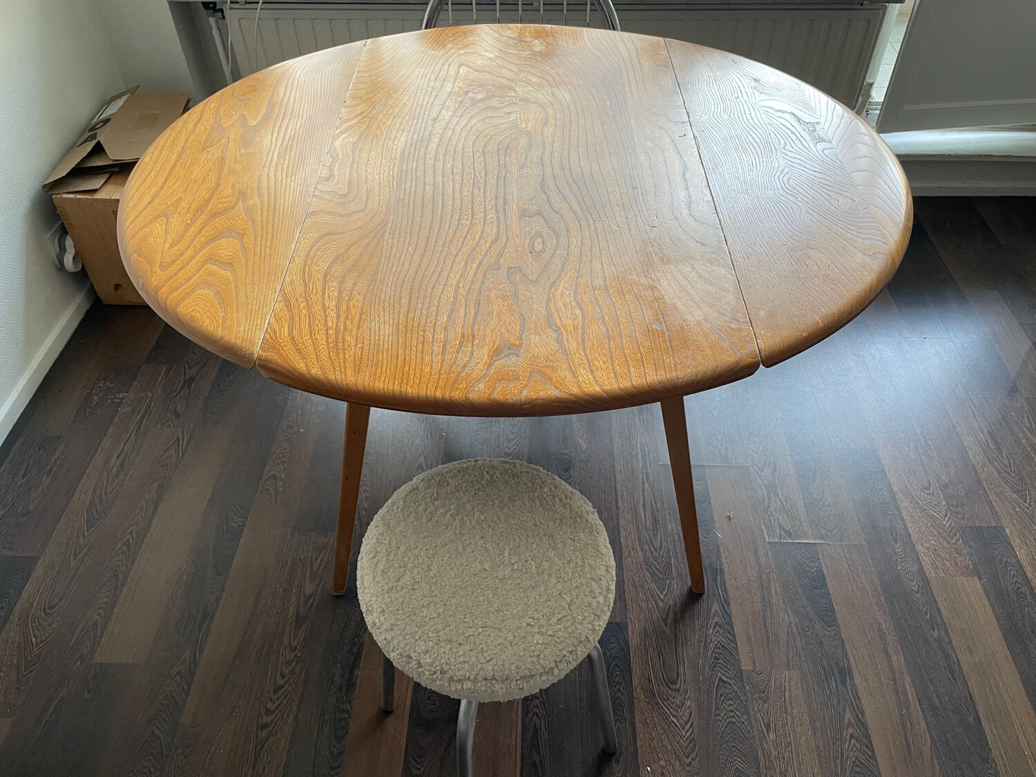 Vintage Scandinavian oak table