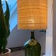 Lampe dame jeanne et rabane