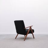 Mid-Century Easy Chair, Model B 310 Var, in Black Shield