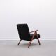 Mid-Century Easy Chair, Model B 310 Var, in Black Shield