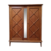 Cross-braced wardrobe
