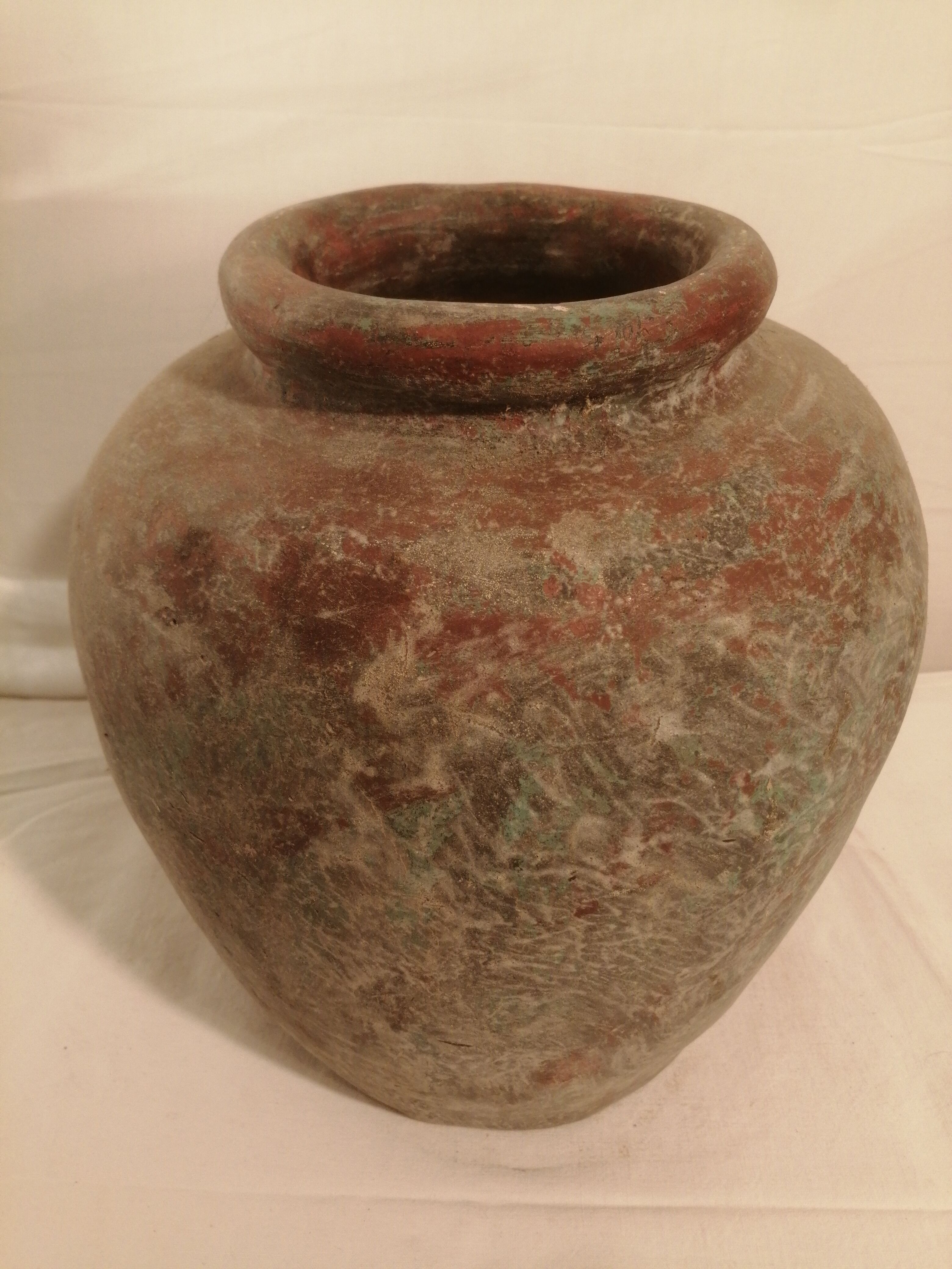 Old terracotta vase