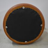 Sheep leather pouf