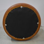 Sheep leather pouf