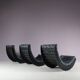 "Relaxer II" rocking chairs from the 1970s by Verner Panton for Rosenthal, Germany.
