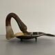 Adorable decorative centrepiece sculpture in the shape of a brass duck, 1970s, Germany.