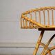 Bureau en rotin et sa chaise