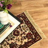 Small vintage oriental carpet - 133 x 60 cm