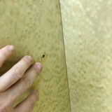 1980s birds eye maple display cabinet memphis milano style 1980s vintage