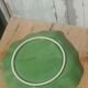 Vintage cabbage slipware plate
