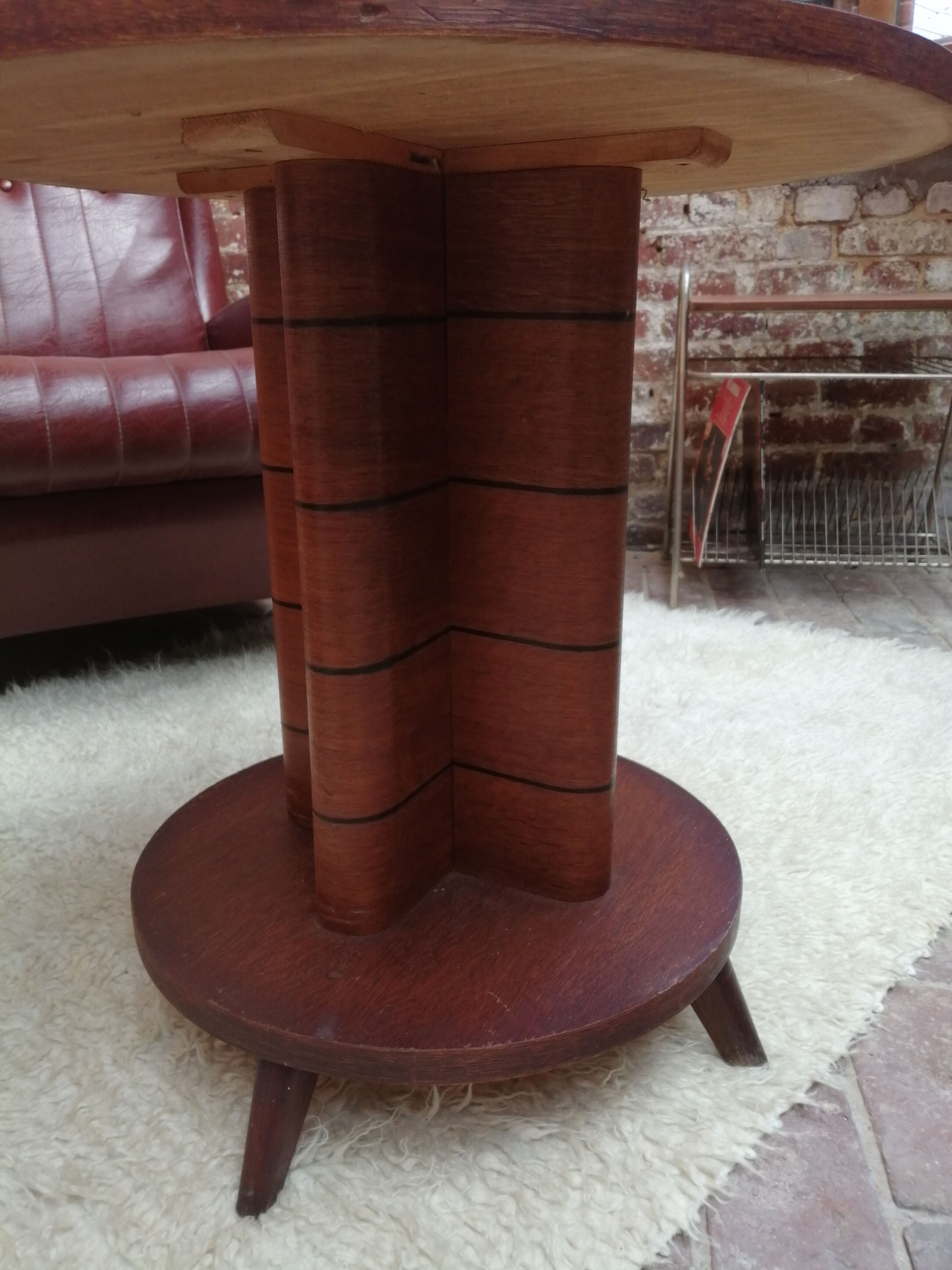 Vintage art deco style gueridon table