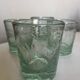 Set of 4 Biot XXL 1960 green Aqua tumblers.