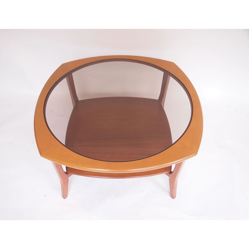 Square vintage Scandinavian coffee table