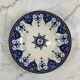 Lot of 6 flat plates, ironstone Sarreguemines Cluny.