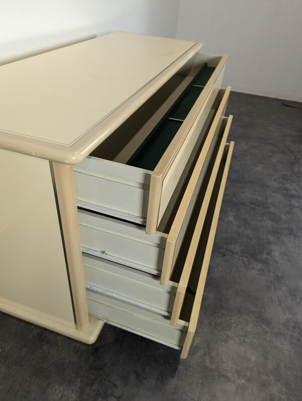 Commode de Willy Rizzo pour Mario Sabot années 70