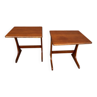 Paire de bouts de canapé scandinave en teck G Plan 1960