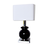 Cubic table lamp with ceramics by Bd Lumica, Italy, 1980