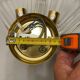 Brass Glass Sconces Set of 2 1970’s