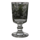 Glass blown glass engraved with acid late nineteenth