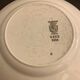 9 flat plates in old earthenware, Sarreguemines and Digoin, model René