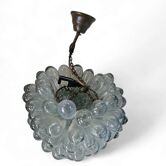 Suspension Lartigiani en verre soufflé à la main, années 1960