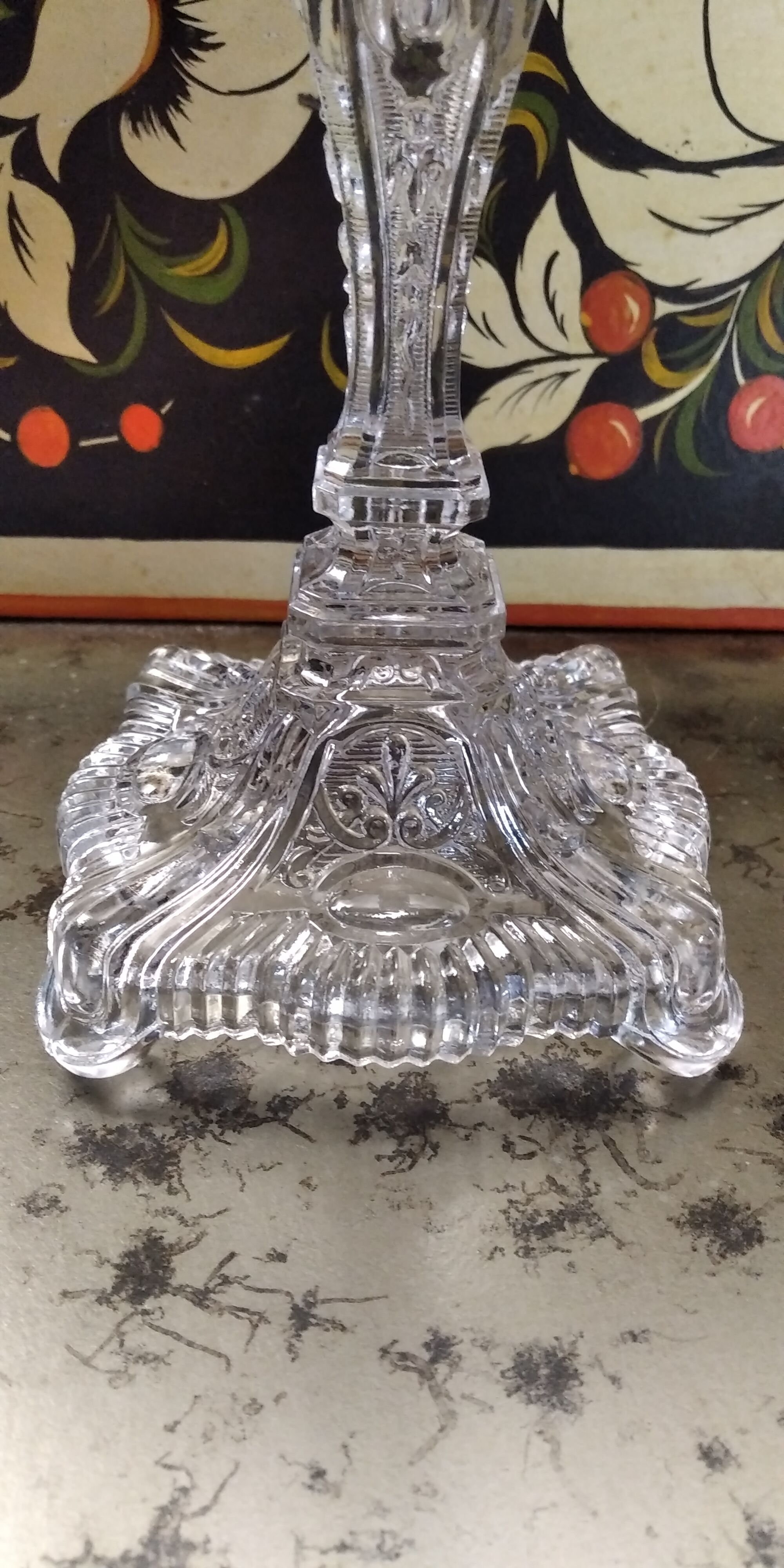 Portieux glass candle holders