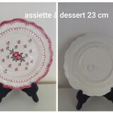 Trio of Longchamp plates/dishes 1930/40, country flowers