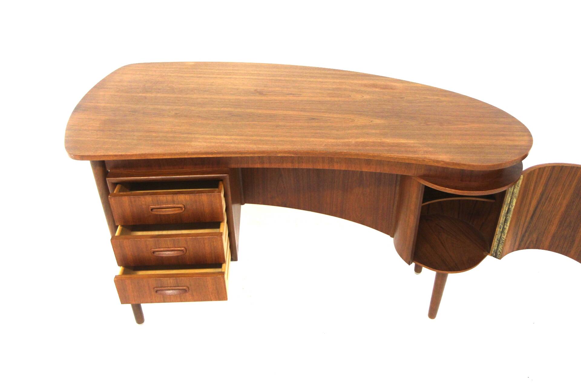 Scandinavian teak desk, Sweden, 1960