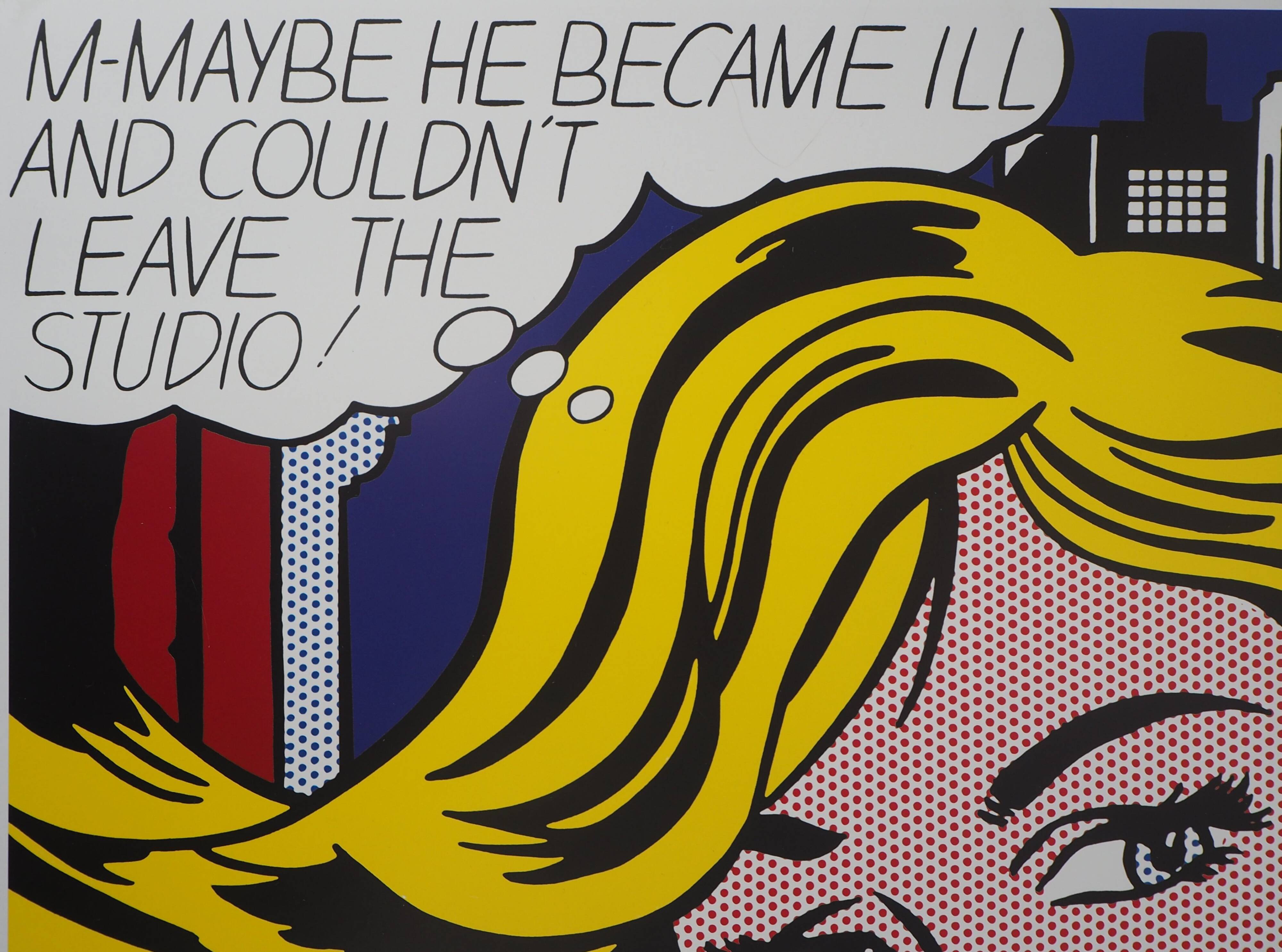 Roy LICHTENSTEIN: Maybe Girl, original poster