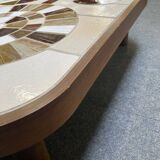 Ceramic coffee table Roger Capron shogun flower