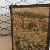 Triptych barber mirror